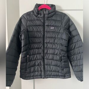 Patagonia girls down sweater jacket size XL 14 black